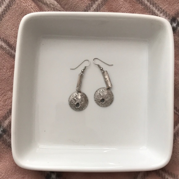 Silver Dangly Earrings - Picture 1 of 3